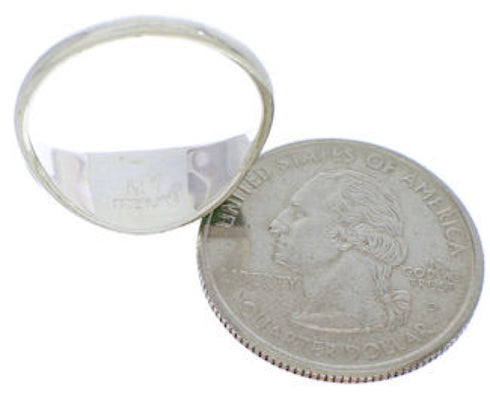 Southwest Jewelry Turquoise Silver Ring Size 5-3/4 ZX36300